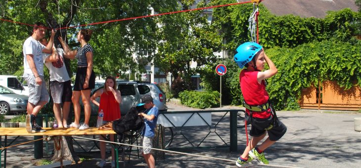 Accrobranche à la Halle Decroux à la Motte Servolex le dimanche 11 juin